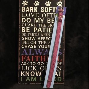 🐾NWT! Pink glitter dog collar🐾